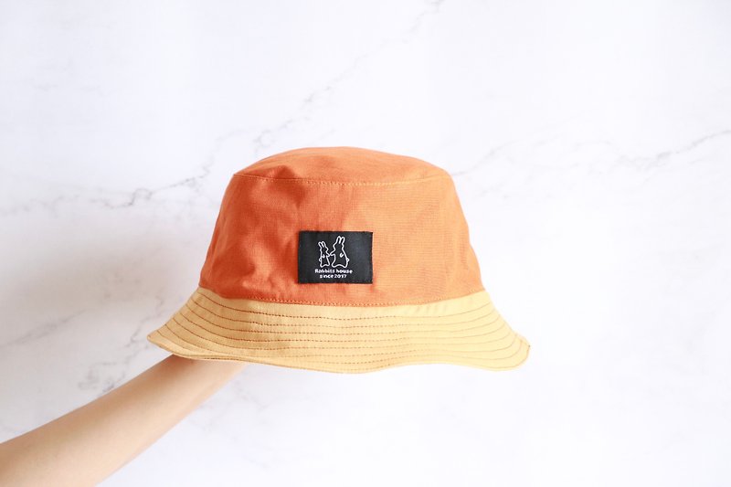 コントラストキュートな縫製漁師の帽子 - 帽子 - コットン・麻 多色