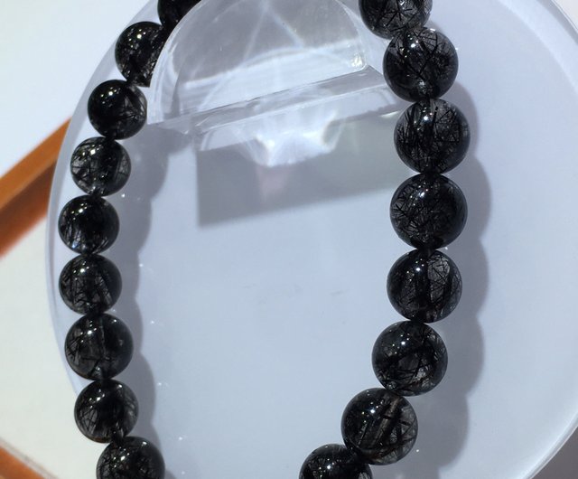 金運とリーダーシップの石、ブラックルチルクォーツ。ブラジル産天然