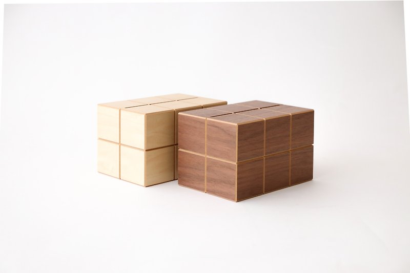 旭川クラフト ササキ工芸 BOXティッシュケース 台湾仕様 - ティッシュボックス - 木製 