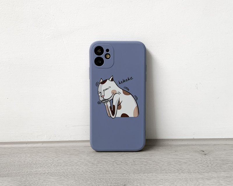 Illustrator X Phone Case-Amao and her good friends-kekeke - Phone Cases - Silicone Blue