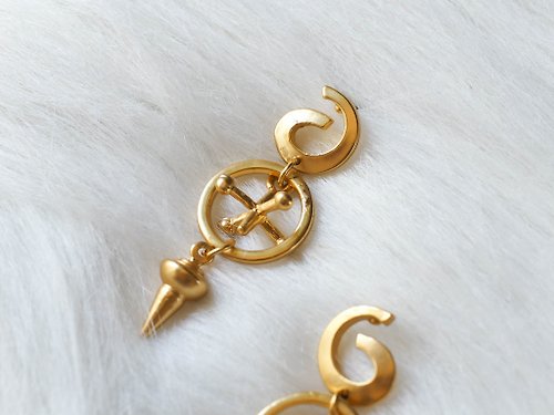河水山 河水山 - 夏季海洋軍風度假海灘 古董珠寶輕飾品耳針式飾品 耳環