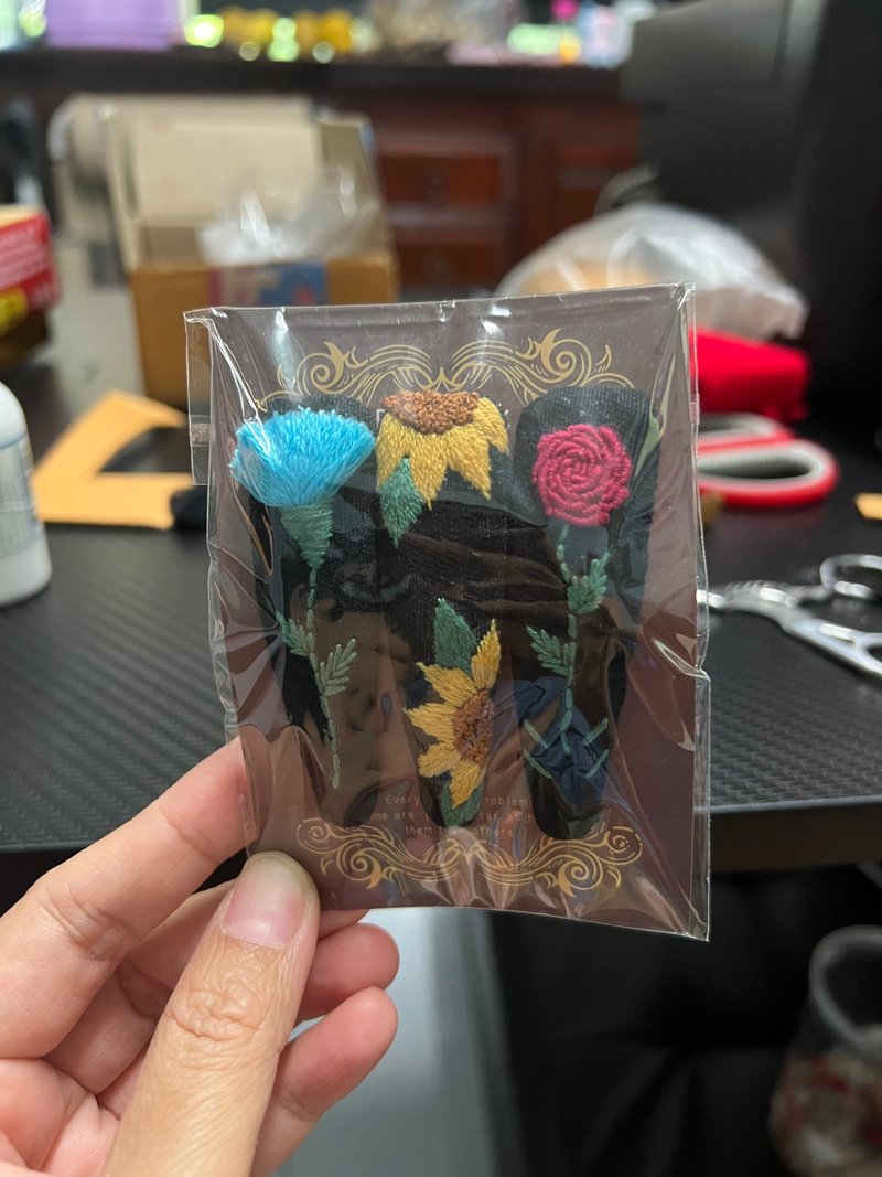 Handmade hair clip - 髮夾/髮圈 - 棉．麻 
