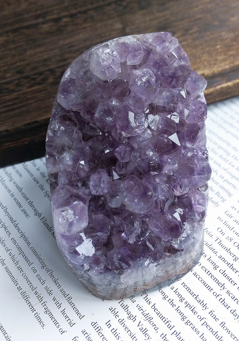 Amethyst  烏拉圭產地 原皮紫水晶  紫水晶晶鎮 天然礦石 原礦 - 擺飾/家飾品 - 其他材質 