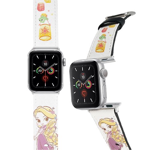 i-Smart 迪士尼 Disney-Apple Watch錶帶-皮革系列-Q版長髮公主 Rapunzel
