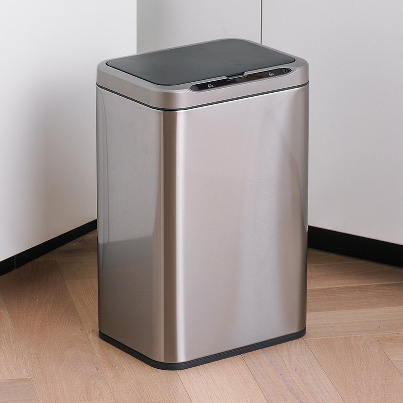American ELPHECO Stainless Steel ozone automatic deodorization induction trash can ELPH9613 - Trash Cans - Other Materials Silver