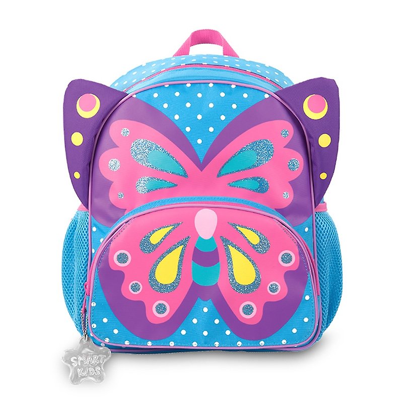 Tiger Family Breathable Decompression Backpack - Butterfly Sophie (Large) - Backpacks - Other Materials Blue