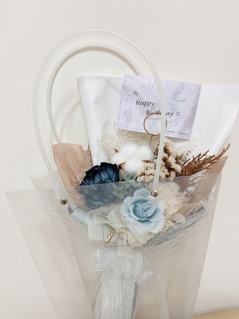 [Customizable] confession bouquet Valentine's Day bouquet immortal flower dried flower bouquet birthday gift - Dried Flowers & Bouquets - Plants & Flowers 