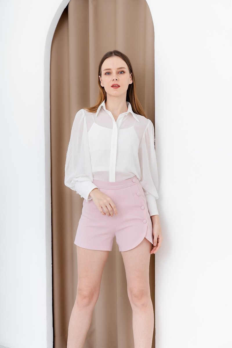 SENSIVA Florence Shorts - 女短褲/五分褲 - 其他材質 粉紅色