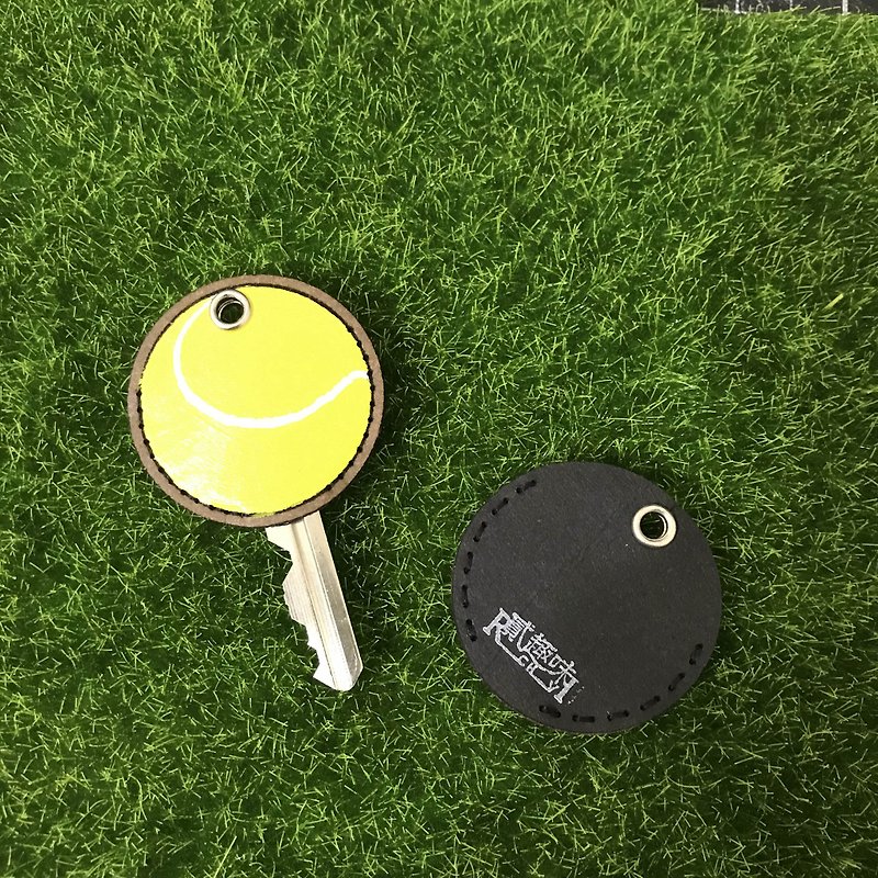 【戲鞋飾】網球鑰匙套 - 鑰匙圈/鎖匙扣 - 防水材質 黃色