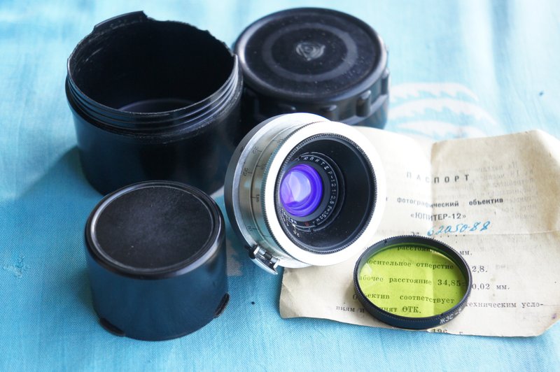 WIDE ANGLE JUPITER-12 35mm F/2.8 LENS FOR KIEV & CONTAX RANGEFINDER CAMERAS - 相機/拍立得/底片相機 - 其他材質 