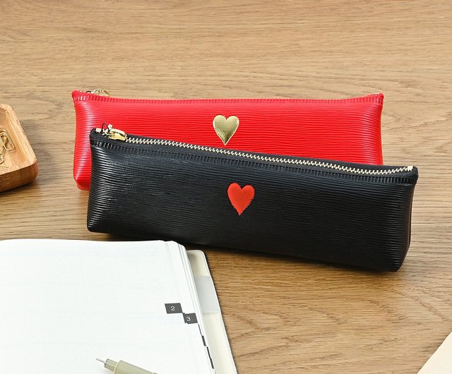 SECRET Slim pencil case, micro patent leather texture - Shop EL COMMUN Pencil  Cases - Pinkoi