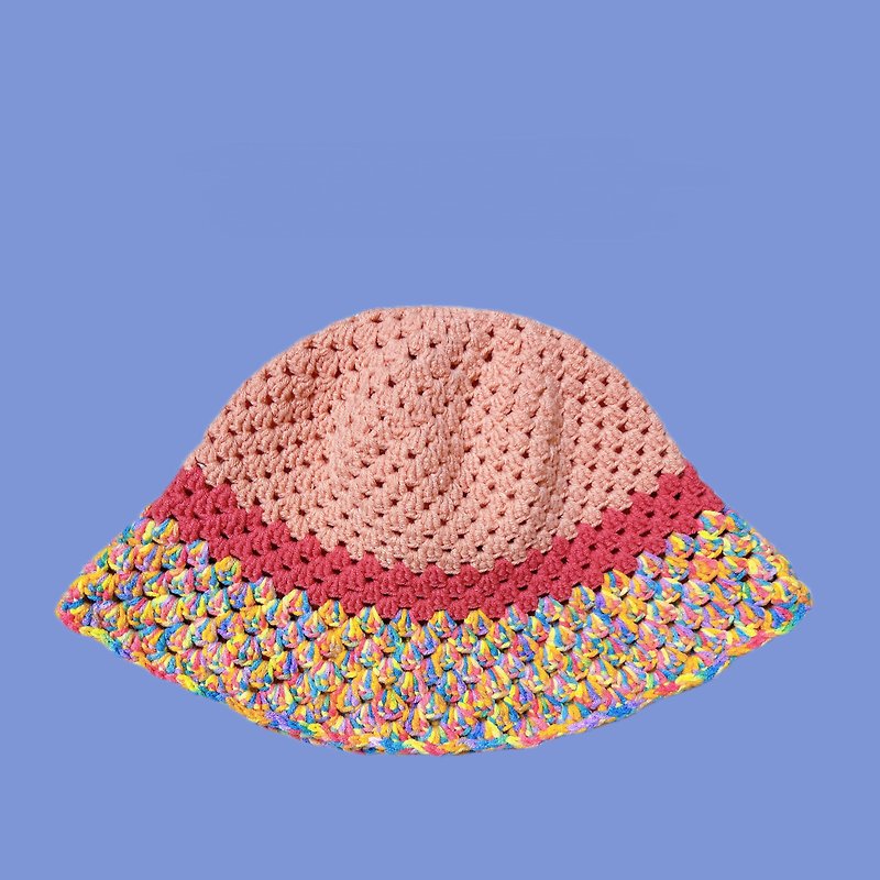 Shimmer Bucket Hat__Pink Grapefruit - Hats & Caps - Other Man-Made Fibers Pink