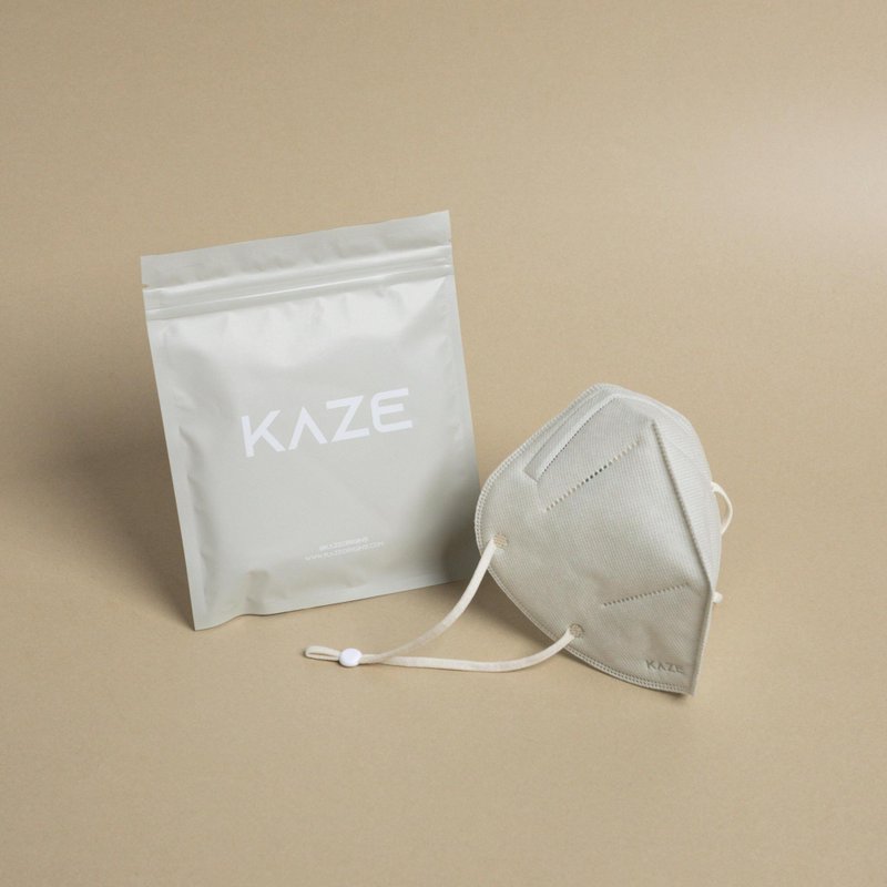 KAZE 3D three-dimensional mask silver gray (a box of ten pieces) - Face Masks - Other Man-Made Fibers Silver