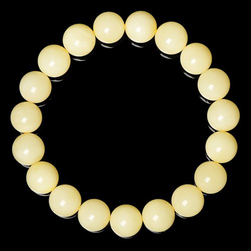 正佳珠寶 Gemsrich Jewelry 【正佳珠寶】蜜蠟琥珀 頂級純白蜜蠟 9.8-10.2mm 蜜蠟手珠