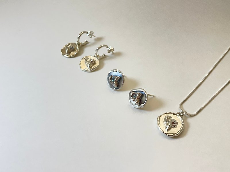 Baby Teeth/Metalwork accessory/Silver necklace - สร้อยคอ - เงินแท้ สีเงิน