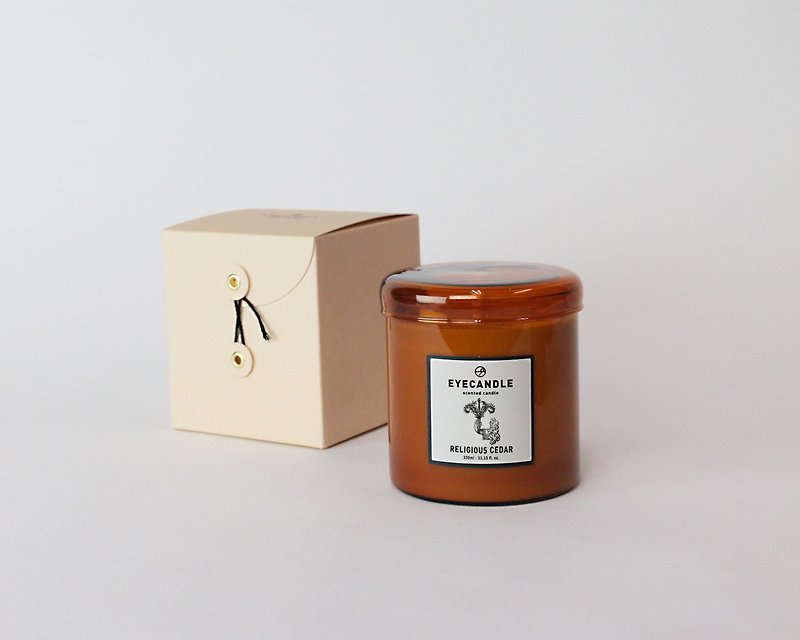 RELIGIOUS CEDAR Amber Jar Candle - 330ml - เทียน/เชิงเทียน - ขี้ผึ้ง 