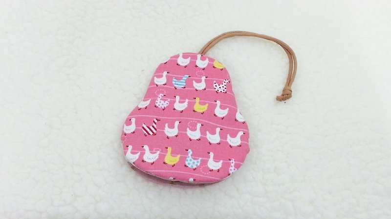 Goose goose pear key bag [K180222] - Keychains - Cotton & Hemp Multicolor