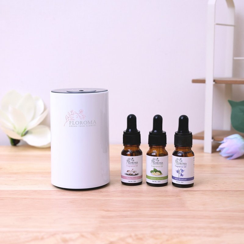 買充電式霧化香薰機送3支香薰精油 - 香水/香膏 - 其他材質 粉紅色