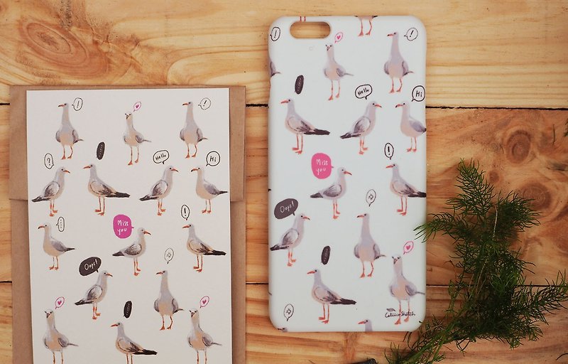 iphone case print high quality with bird miss u - Tablet & Laptop Cases - Plastic Orange