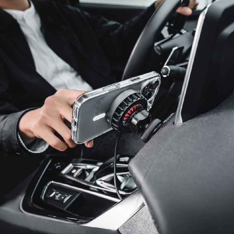 MagMount Qi2智慧冷卻車用手機支架 (一般支架款/數位中控螢幕款) - 手機/平板支架 - 塑膠 