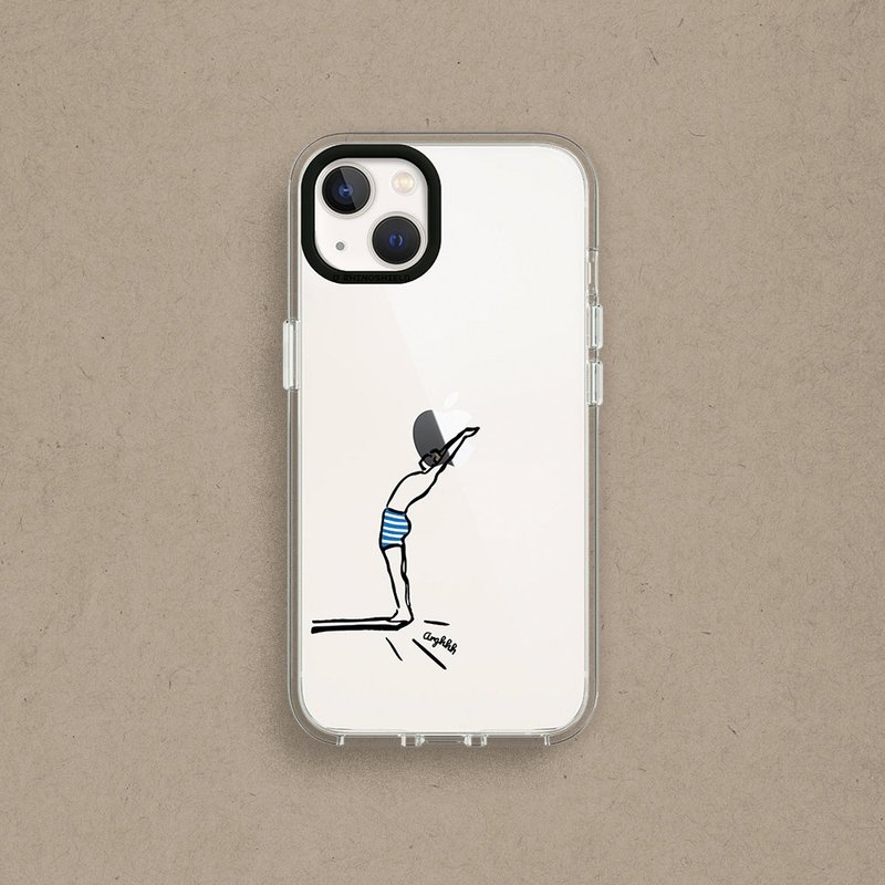 Clear透明防摔手機殼∣獨家設計/躍 for iPhone - 手機配件 - 塑膠 多色