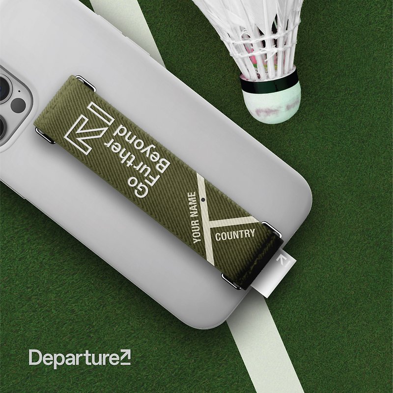 Customized Gift [Olympic Commemorative Edition] The most comfortable mobile phone strap - Taiwanese can go further! - Phone Cases - Polyester Green