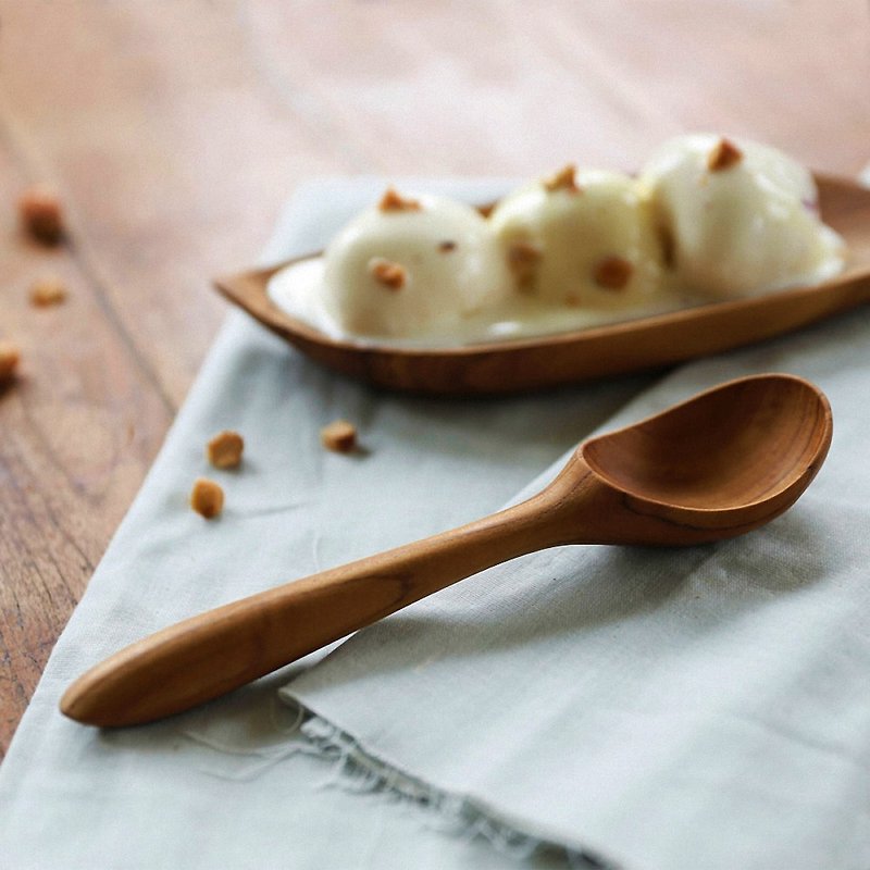 柚木冰淇淋勺 - 廚具 - 木頭 咖啡色