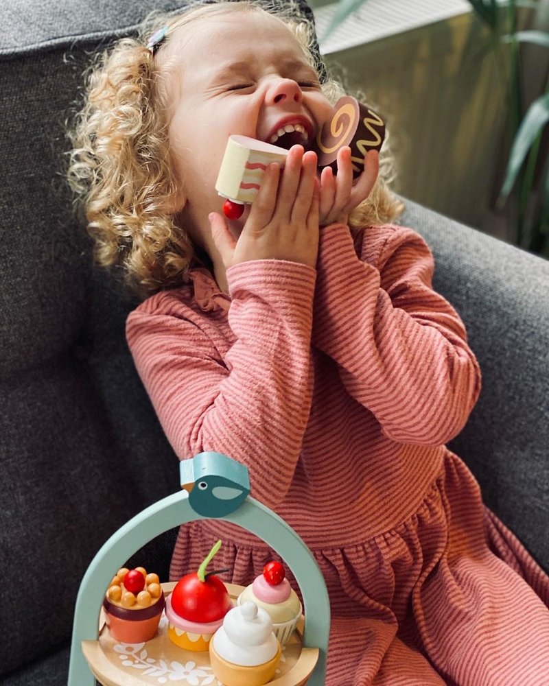 ラズベリーロイヤルティーセット - 知育玩具・ぬいぐるみ - 木製 