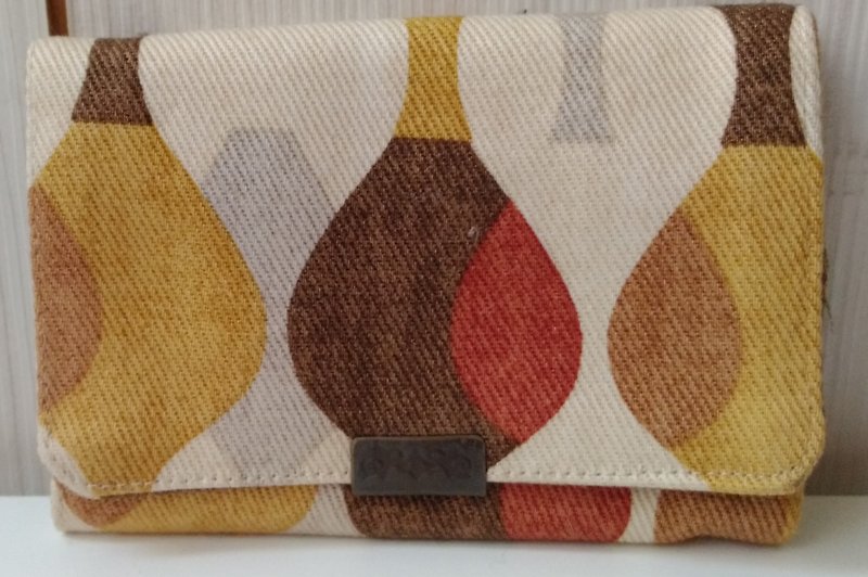 Canvas Key Case*Handmade by Wenzi*Japanese Fabric - ที่ห้อยกุญแจ - ผ้าฝ้าย/ผ้าลินิน สีนำ้ตาล