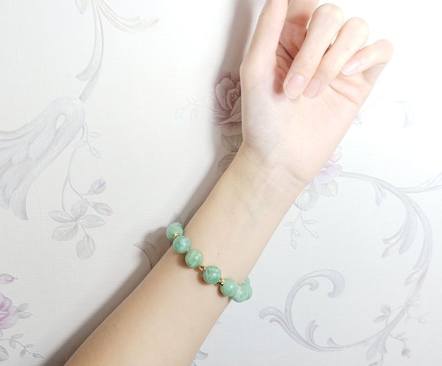 Green flower bracelet, Summer bracelets - Shop Solar Vault Bracelets -  Pinkoi