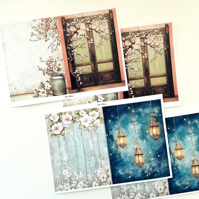 Z270 - a group of background - 貼紙 - 紙 