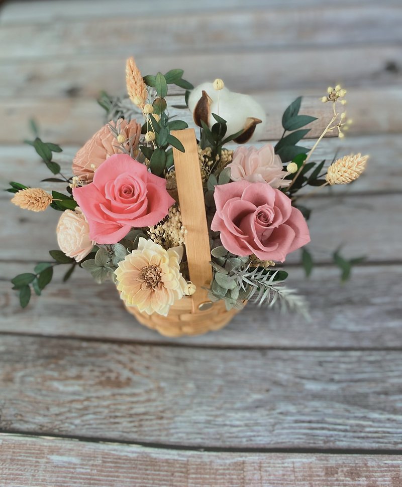 Preserved flowers/lasting flowers baskets/customized - Dried Flowers & Bouquets - Plants & Flowers 