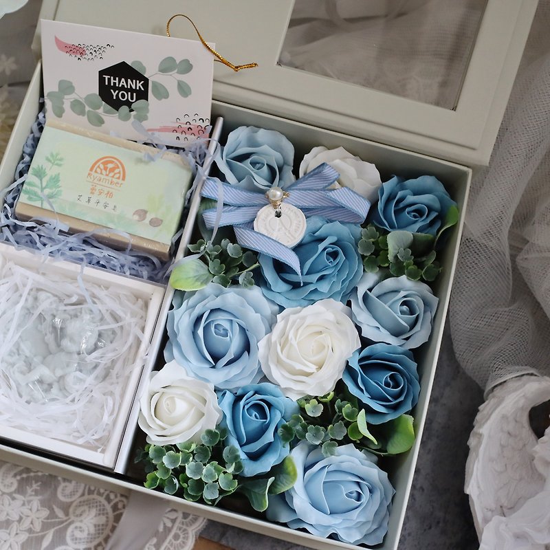 Fragrance Gift Box│Soap Flower Handmade Soap Mother&#39;s Day Gift│Birthday Gift│Wedding【Ley Amber】