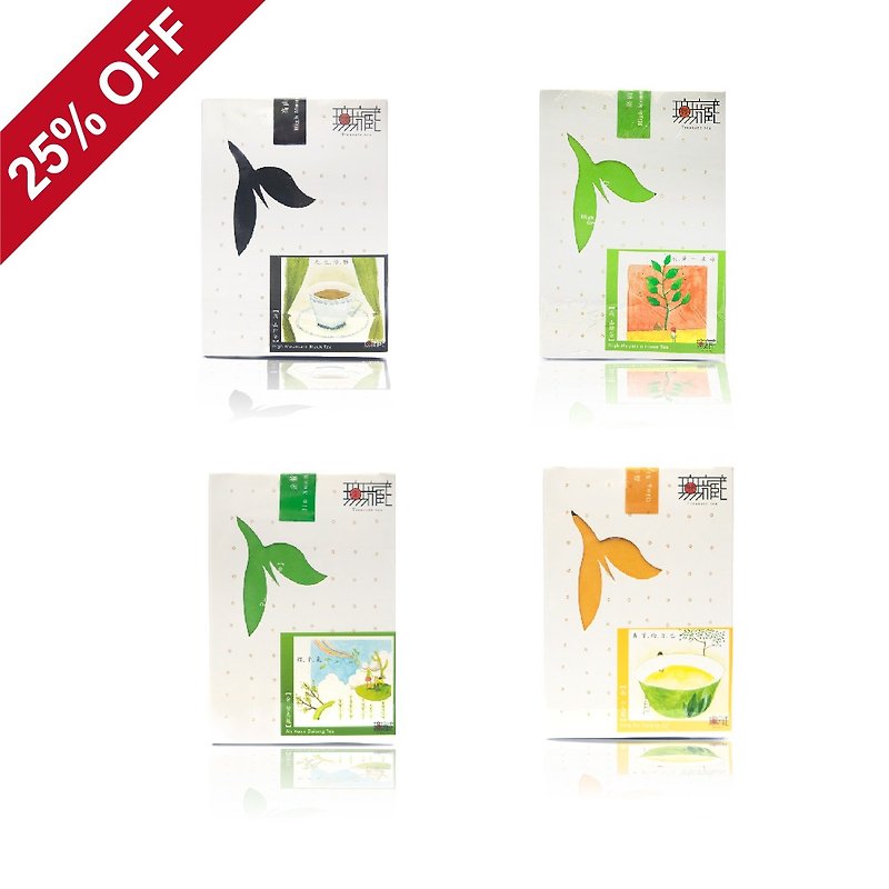 【感恩回饋】阿里山高山茶包-10入三角茶包*3入組合 - 茶葉/茶包 - 其他材質 綠色