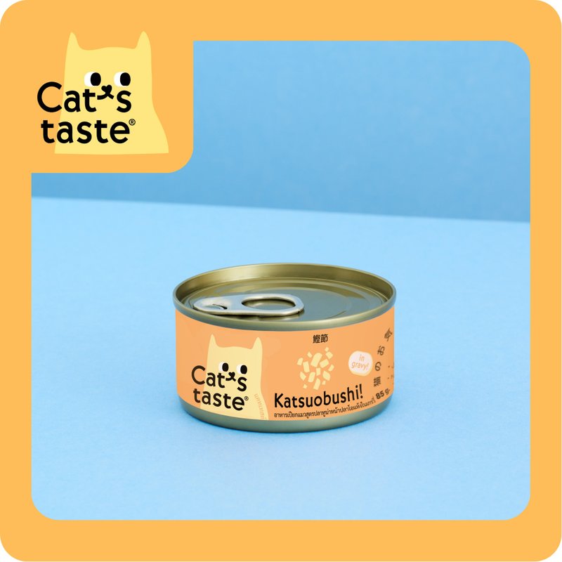 Cat's Taste Tuna and Bonito Gravy Cat Jar - Dry/Canned/Fresh Food - Fresh Ingredients 