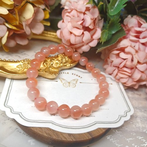 Camellia Adornments 【訂製款 06】漸變色鹽源瑪瑙 | 天然水晶 DIY設計手鏈