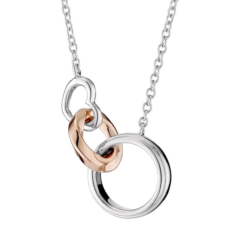 ::Free engraving::Colorful happy love sterling silver necklace-women's style - Necklaces - Sterling Silver Silver