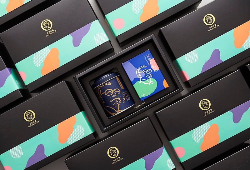 【2021獨家禮盒】小蔣茶鋪-烏龍牛軋糖禮盒*超熱賣商品 - 茶葉/漢方茶/水果茶 - 紙 黑色