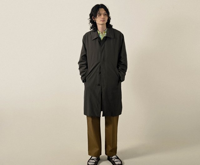 NaSuBi Vintage】Classic silhouette Linen plaid vintage shirt