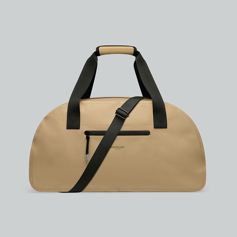 Gaston Luga Lightweight DuoSeal Duffel 休閒行李袋-拿鐵色 - 行李箱/旅行袋 - 其他材質 卡其色