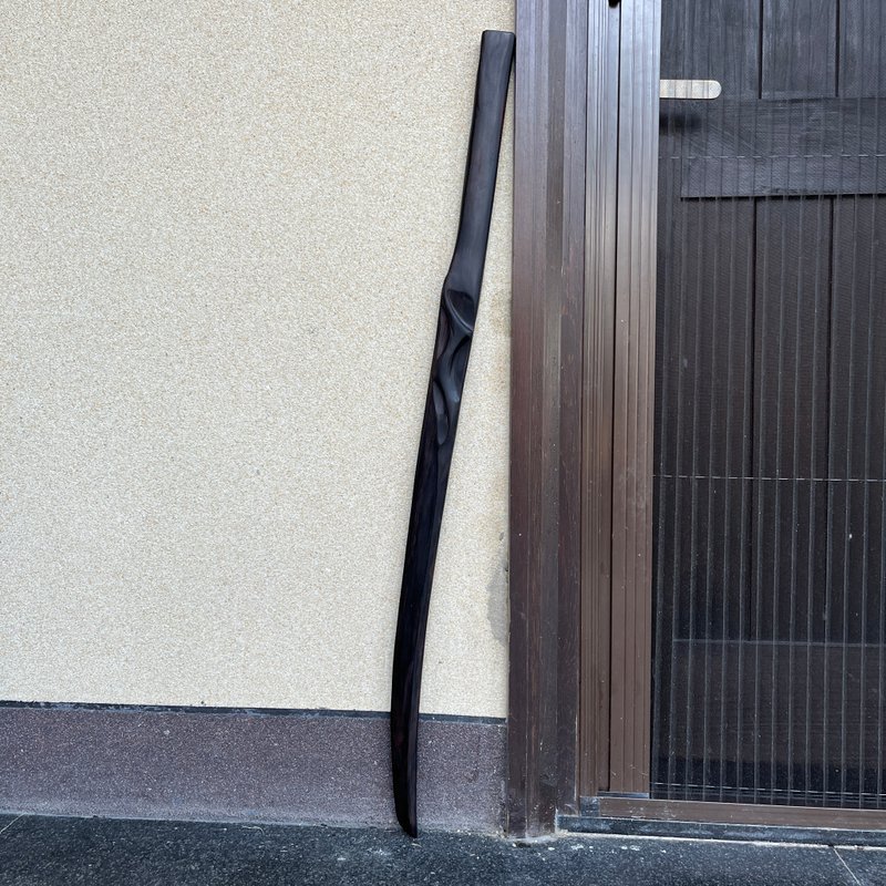 我販劍　黑妖刀　烏霆　手工藝術木劍木刀　武士刀日本刀　魔劍 - 擺飾/家飾品 - 木頭 黑色