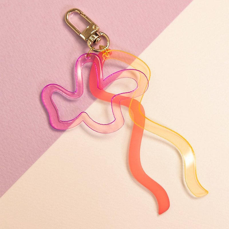 Flower tassel - acrylic sun keyring - 鑰匙圈/鑰匙包 - 壓克力 