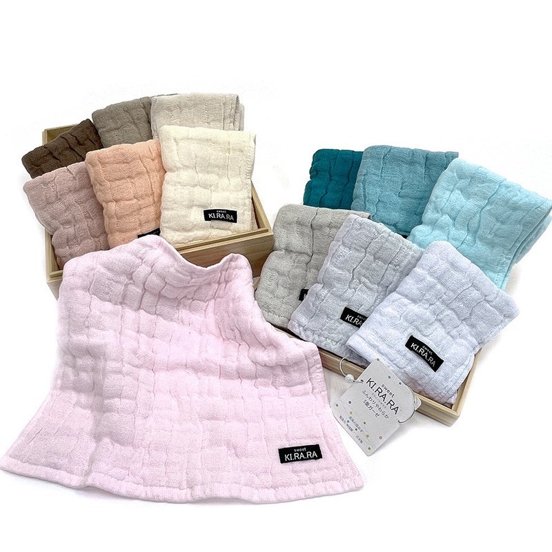 日本丸真 KI.RA.RA 五重珍珠紗小方巾 - 毛巾/浴巾 - 其他材質 