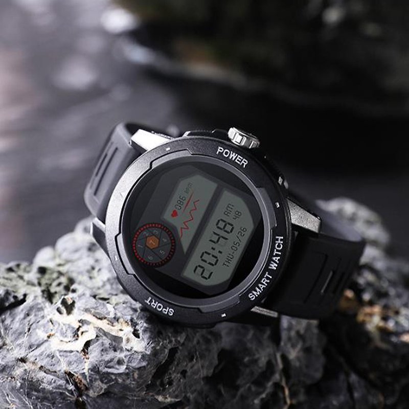 其他材質 科技小物 黑色 - 【免運】多功能華強北運動心率血壓藍牙智能手錶sanag E36