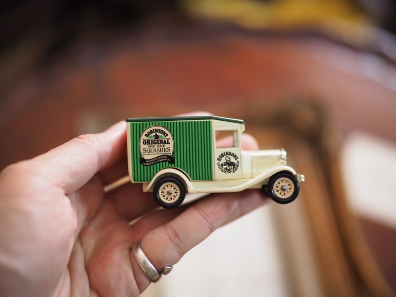 British antique classic metal car with original boxX - Items for Display - Other Metals 