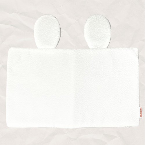 媽咪可兒 【韓國Hello HiZoo】3D Aqua Mesh涼感兔耳造型抗菌防蟎雙面枕套