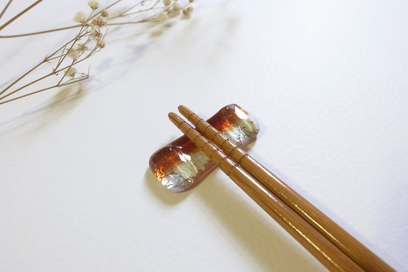 Highlight also comes | simple glass chopsticks rack (five colors) - Place Mats & Dining Décor - Glass Multicolor
