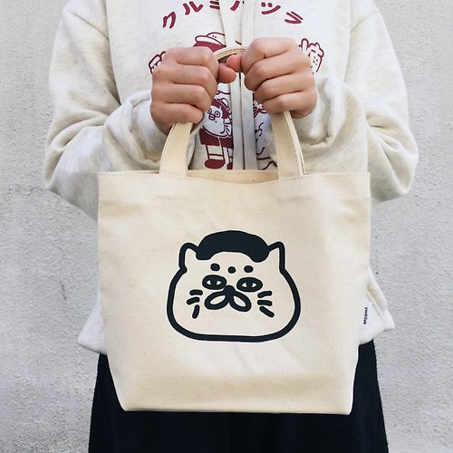 Jie Tai - canvas lunch bag tote - Shop Yushilab Handbags & Totes - Pinkoi