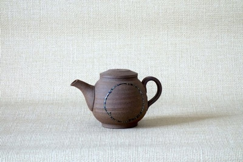焼き締め注器　絵付け - 急須・ティーカップ - 陶器 ブラウン