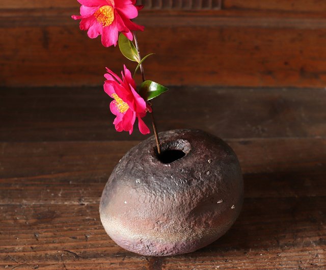 備前焼  花器 備前焼 花器 h3-133 | iichi 日々の暮らしを心地よくする